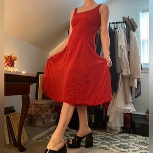 Ralph Lauren red dress